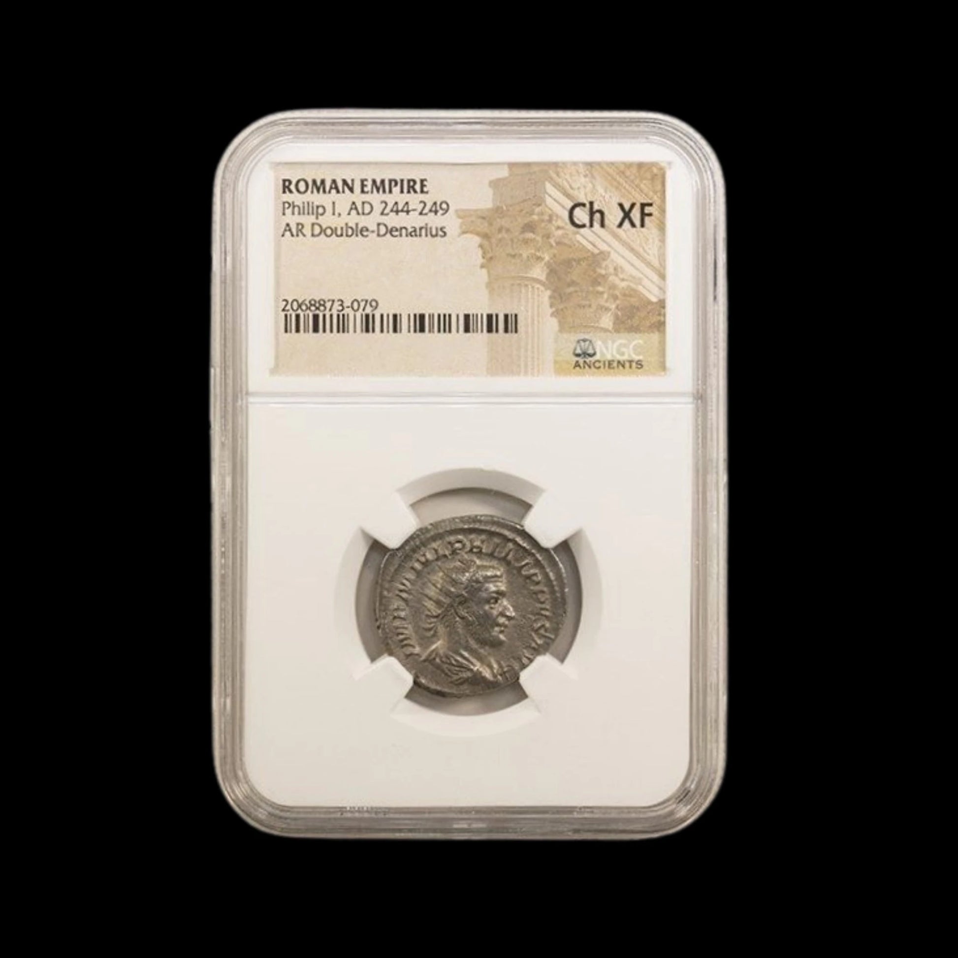Ancient Roman Silver Coin of Emperor Philip I (Rome’s 1,000th Anniversary Emperor), NGC Certified - Kinzer Coins
