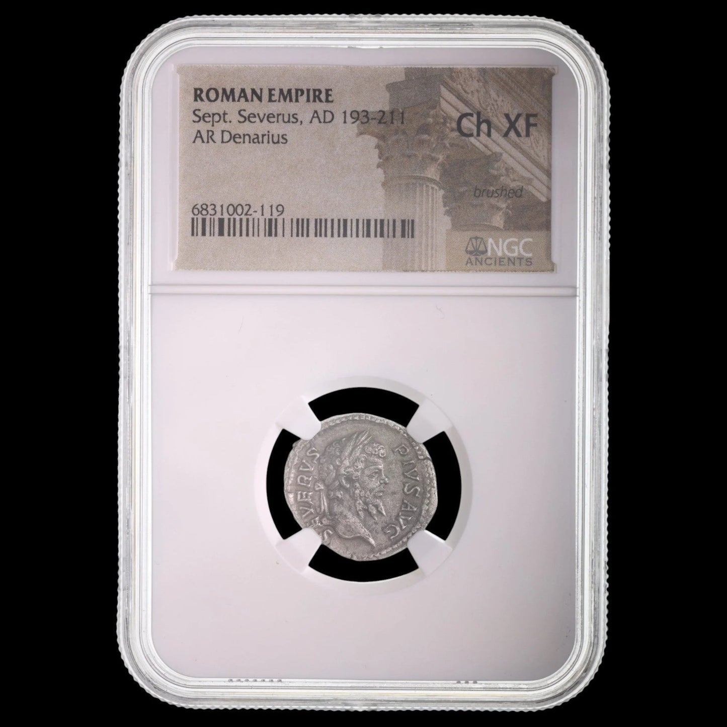 Ancient Roman Silver Coin of Emperor Septimius Severus (Founder of the Severan Dynasty) - Kinzer Coins