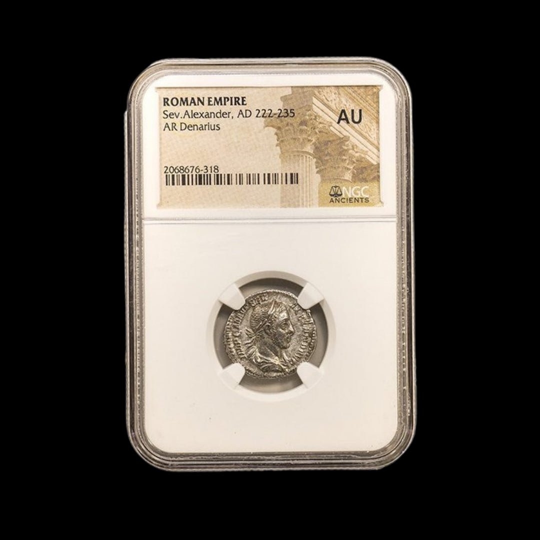 Ancient Roman Silver Coin of Emperor Severus Alexander (Last Emperor of the Severan Dynasty) - Kinzer Coins