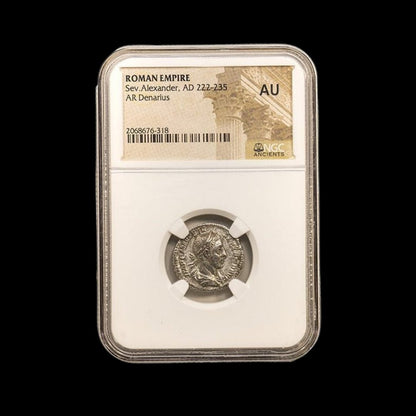Ancient Roman Silver Coin of Emperor Severus Alexander (Last Emperor of the Severan Dynasty) - Kinzer Coins