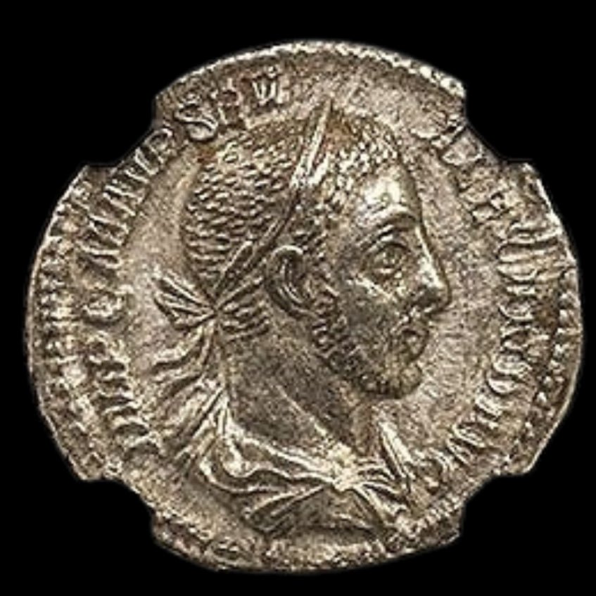 Ancient Roman Silver Coin of Emperor Severus Alexander (Last Emperor of the Severan Dynasty) - Kinzer Coins