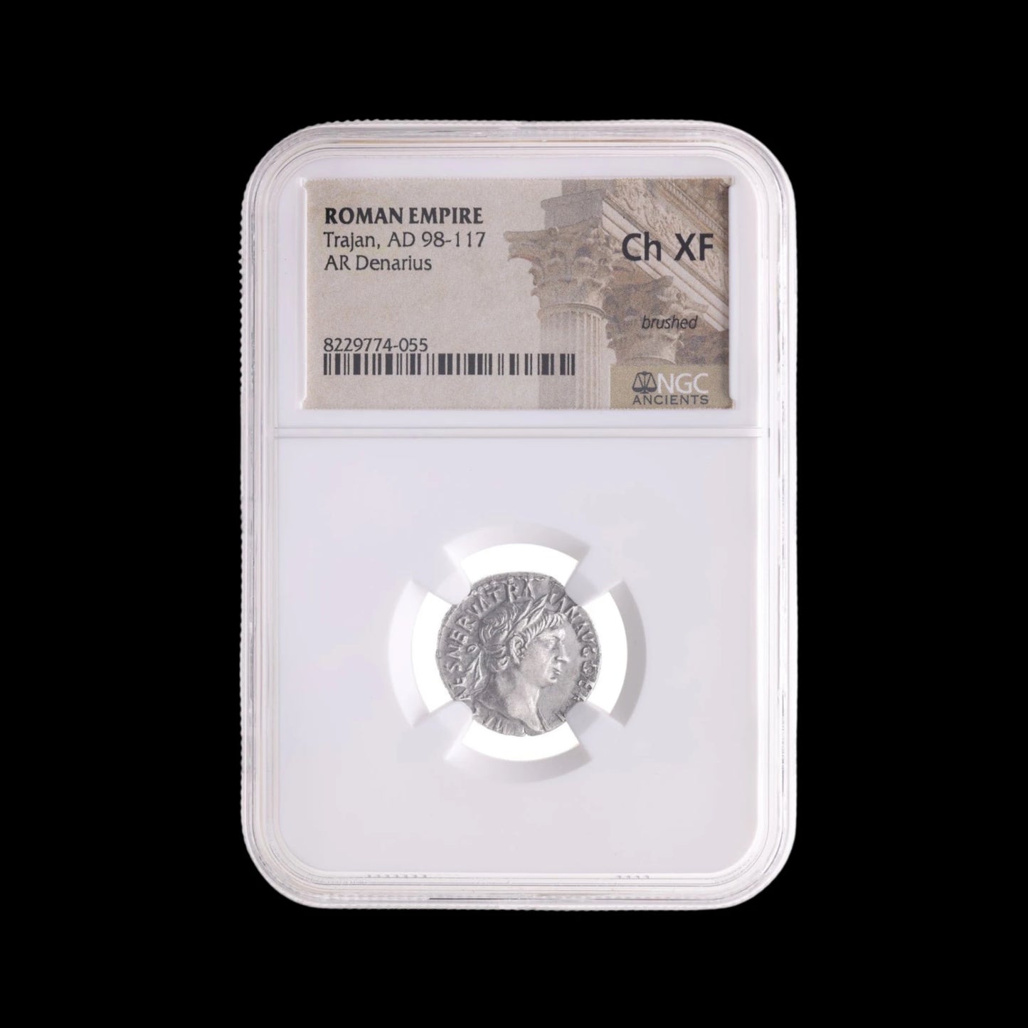 Ancient Roman Silver Coin of Emperor Trajan Decius (Defender of Traditional Rome), NGC Certified - Kinzer Coins