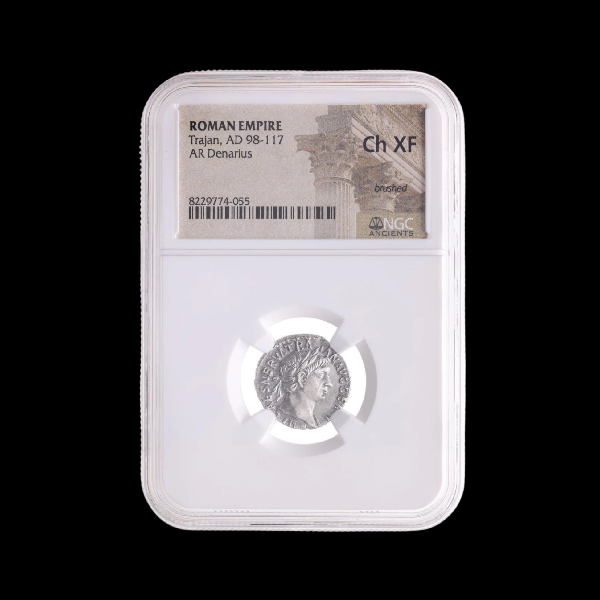 Ancient Roman Silver Coin of Emperor Trajan Decius (Defender of Traditional Rome), NGC Certified - Kinzer Coins