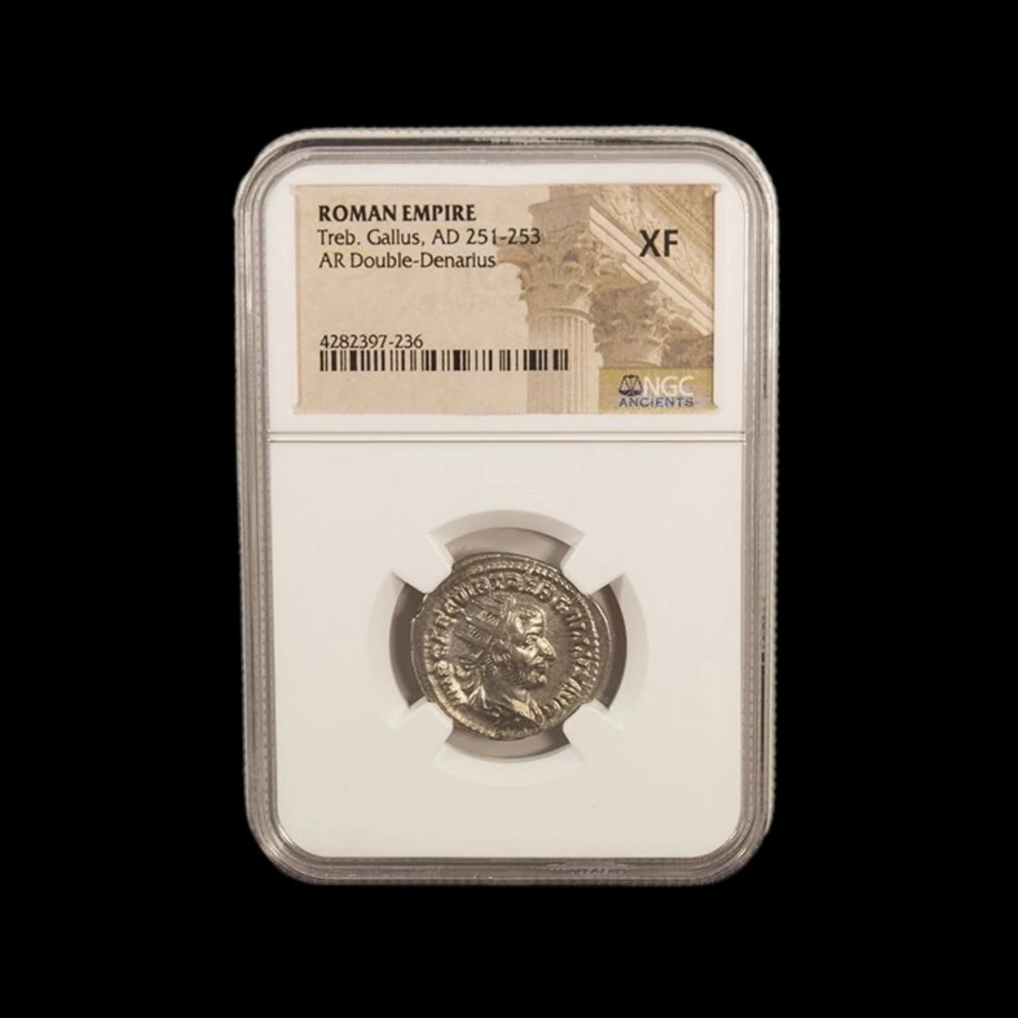 Ancient Roman Silver Coin of Emperor Trebonianus Gallus (Ruler During Rome’s Crisis Years) - Kinzer Coins