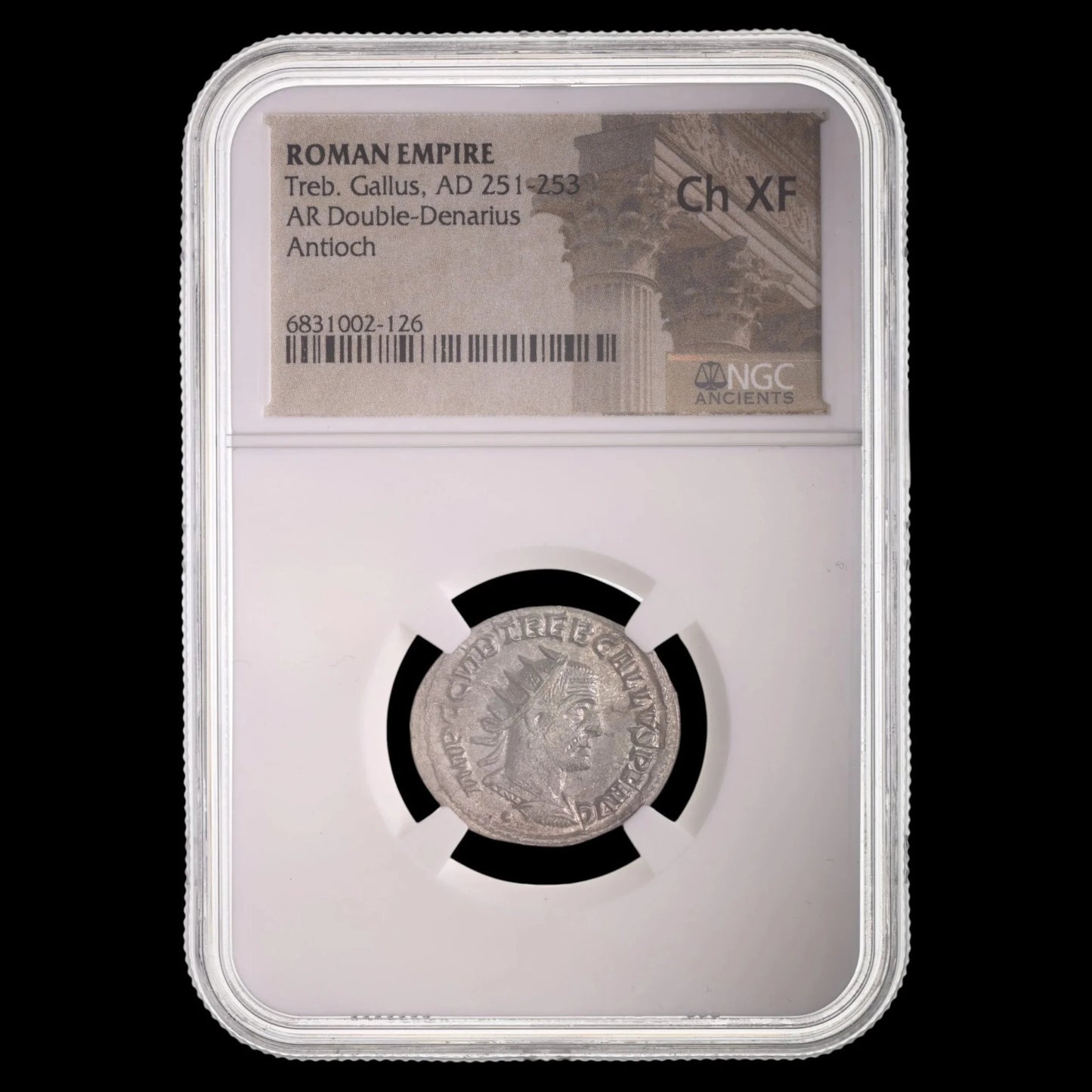 Ancient Roman Silver Coin of Emperor Trebonianus Gallus (Ruler During Rome’s Crisis Years) - Kinzer Coins