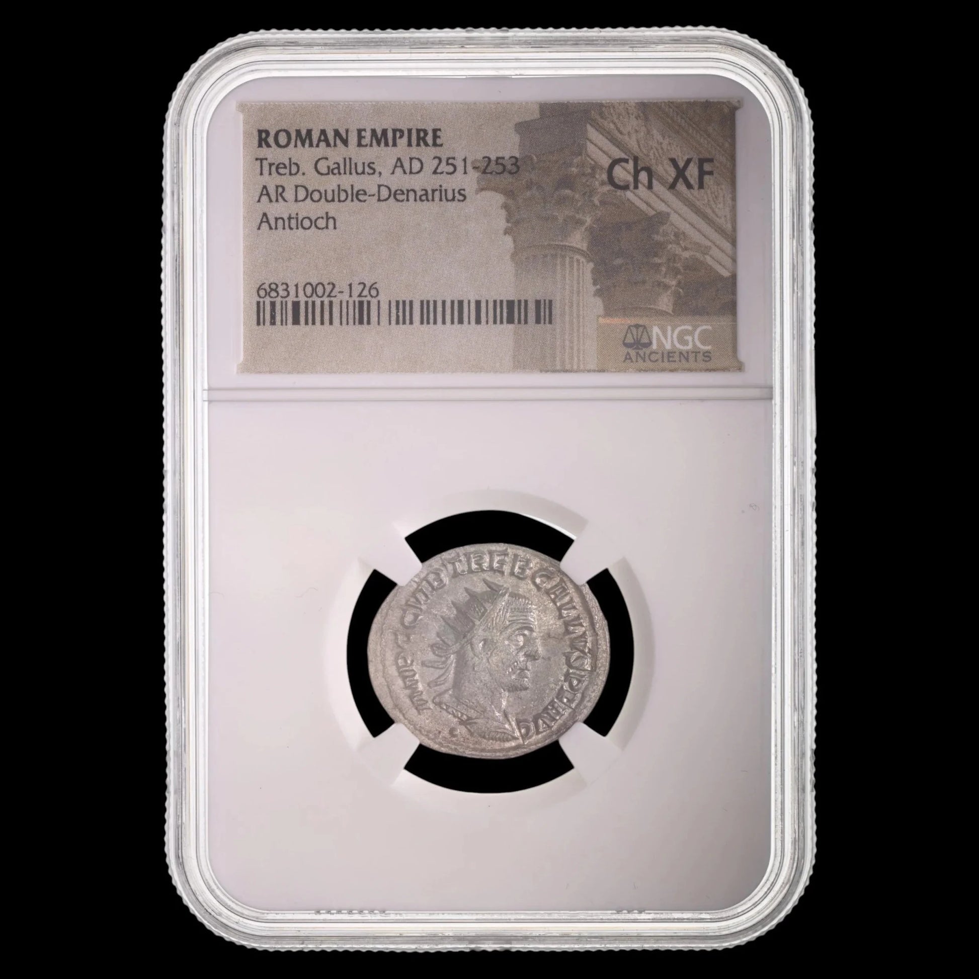 Ancient Roman Silver Coin of Emperor Trebonianus Gallus (Ruler During Rome’s Crisis Years) - Kinzer Coins