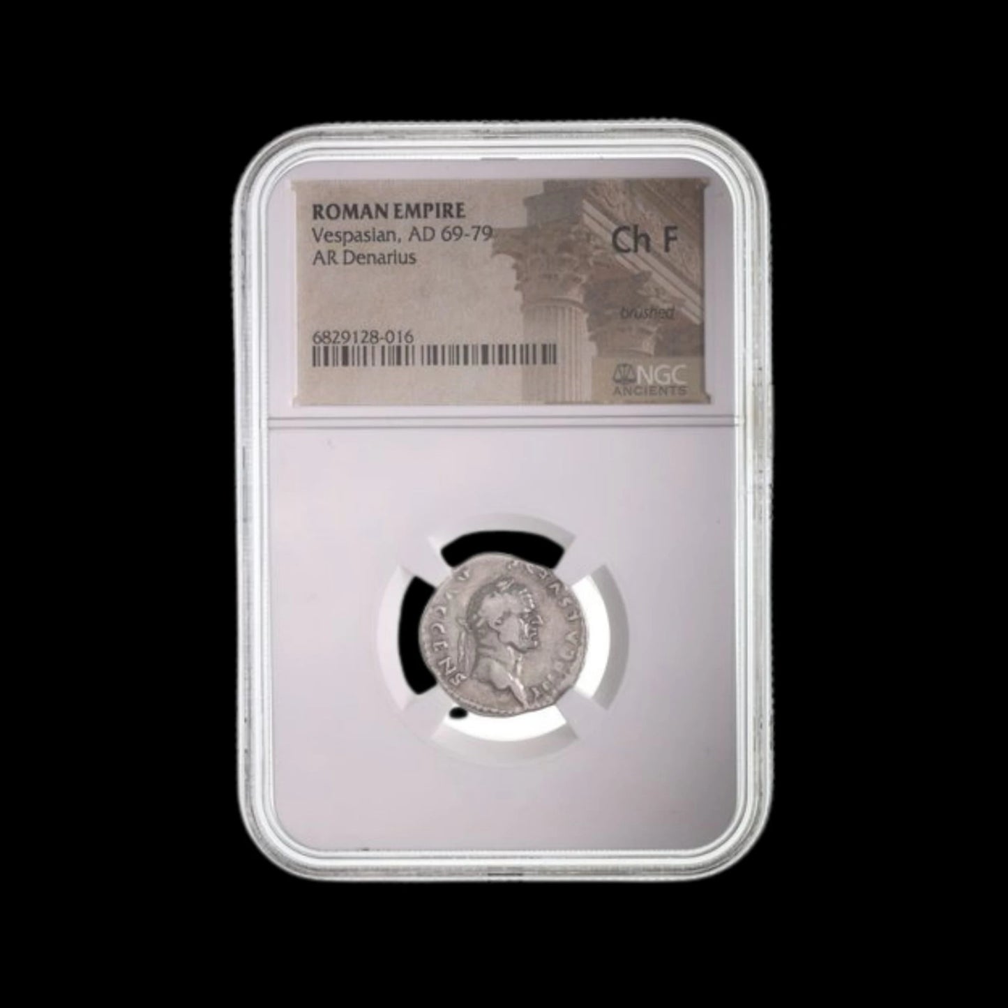 Ancient Roman Silver Coin of Emperor Vespasian (Founder of the Flavian Dynasty) - Kinzer Coins