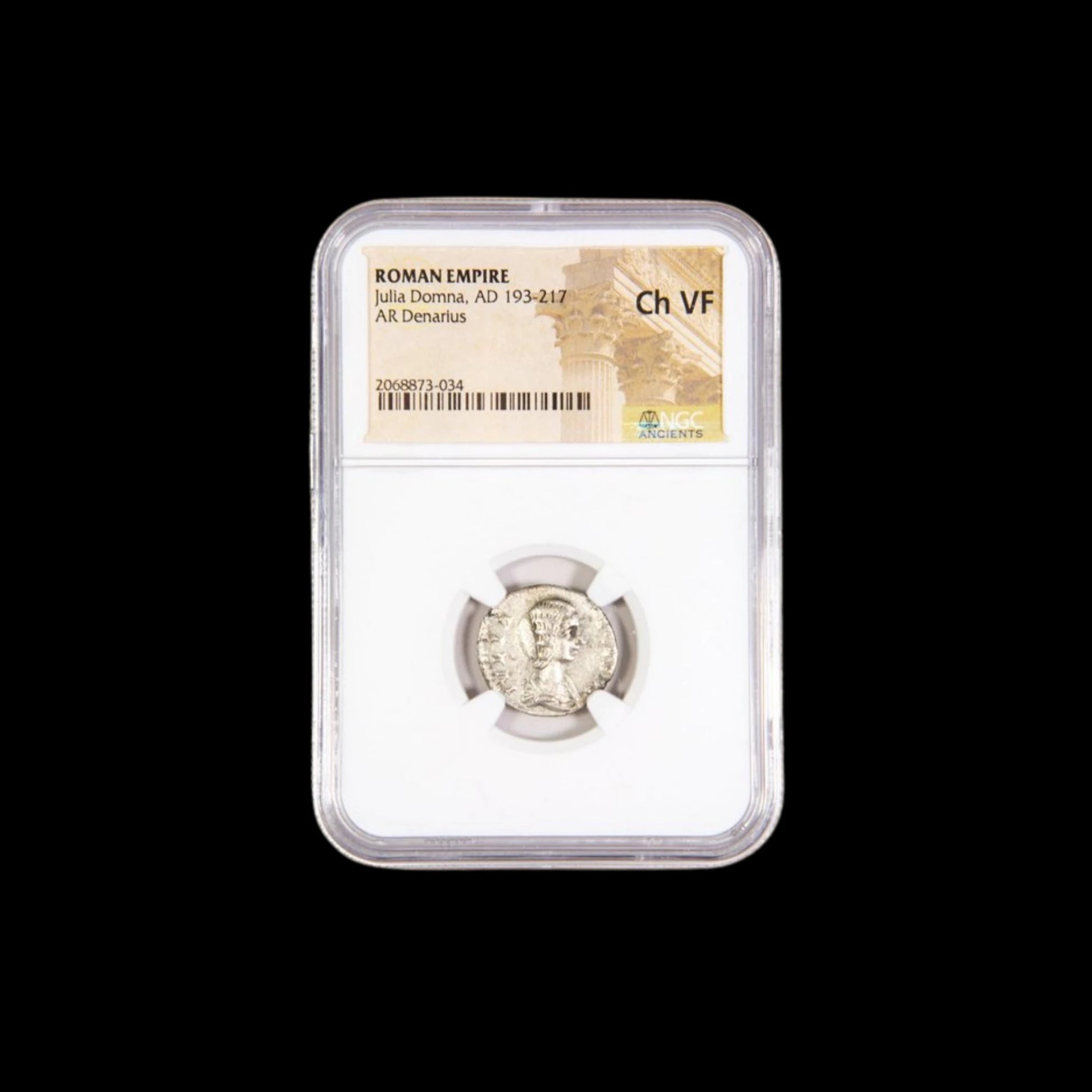 Ancient Roman Silver Coin of Empress Julia Domna (Wife of Emperor Septimius Severus) - Kinzer Coins
