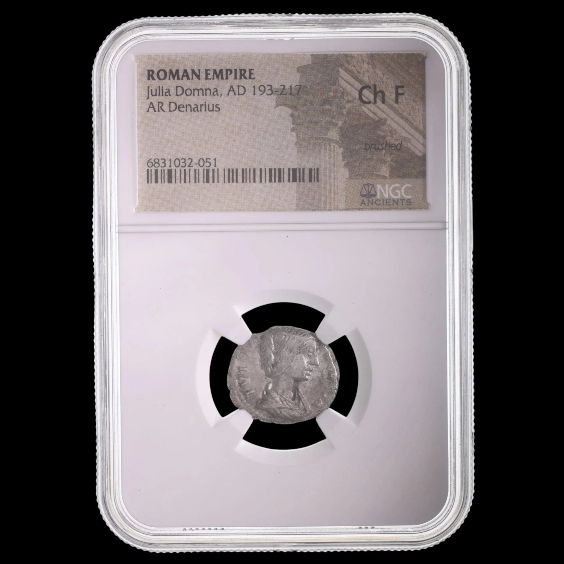 Ancient Roman Silver Coin of Empress Julia Domna (Wife of Emperor Septimius Severus) - Kinzer Coins