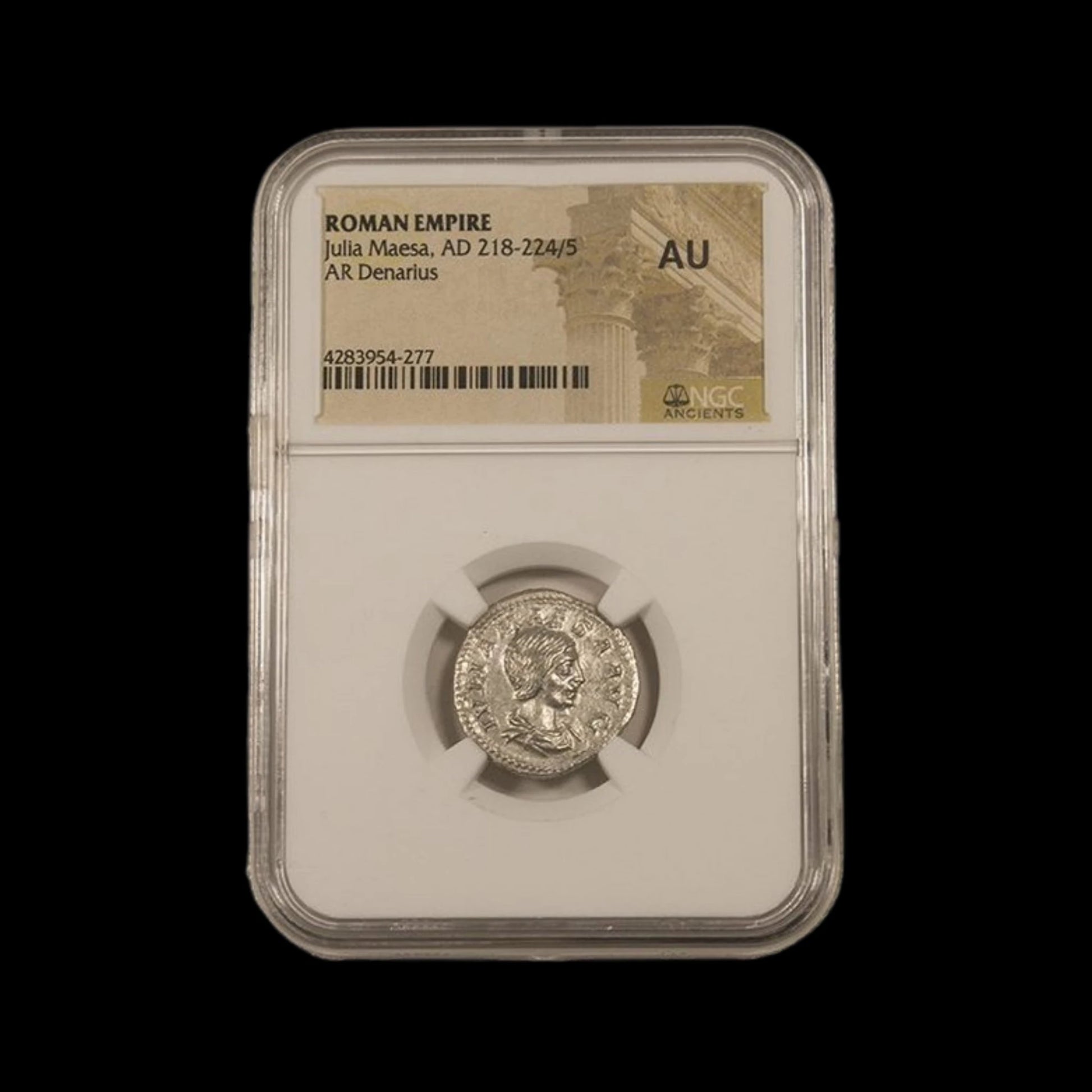 Ancient Roman Silver Coin of Empress Julia Maesa (Grandmother of Emperors Elagabalus and Severus Alexander) - Kinzer Coins