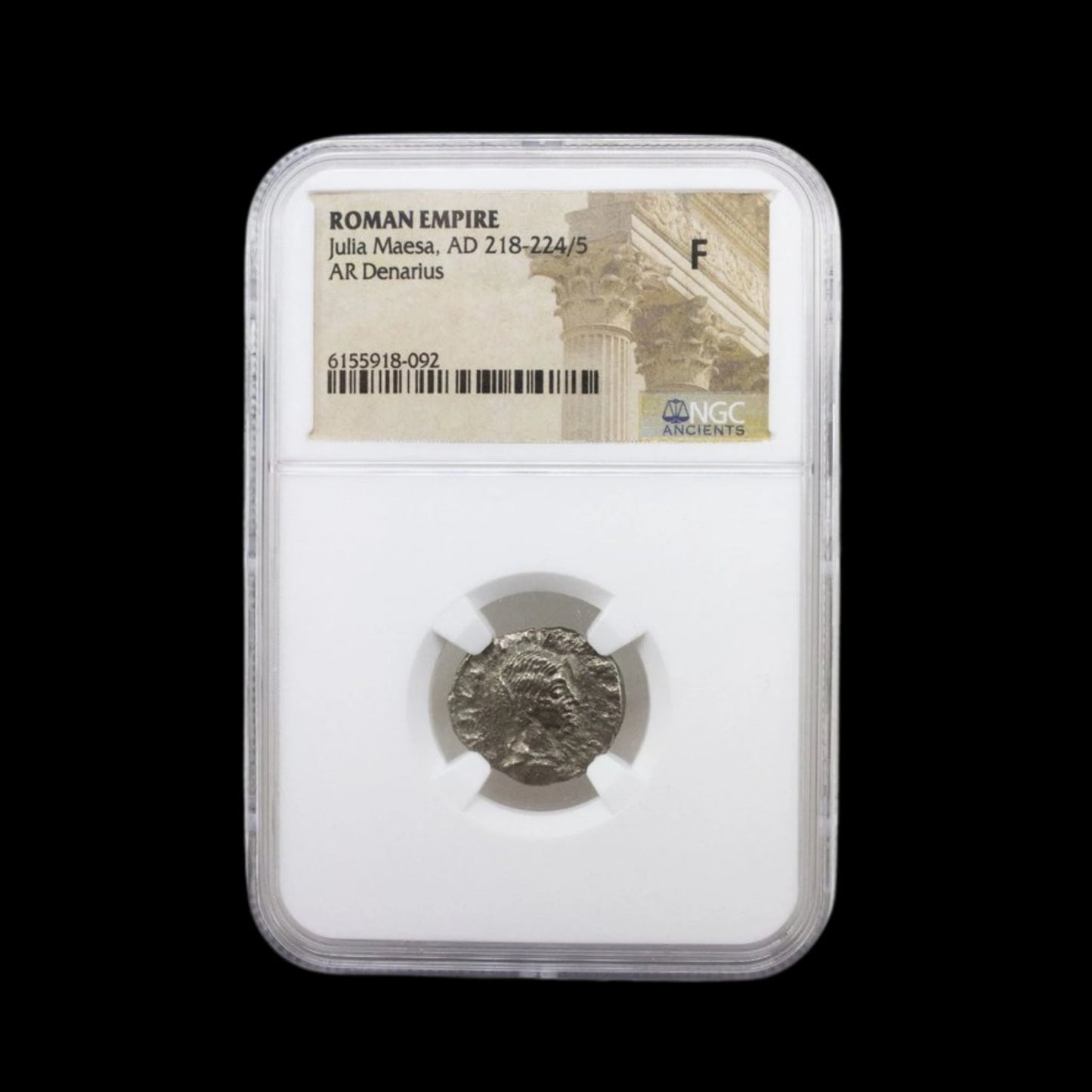 Ancient Roman Silver Coin of Empress Julia Maesa (Grandmother of Emperors Elagabalus and Severus Alexander) - Kinzer Coins