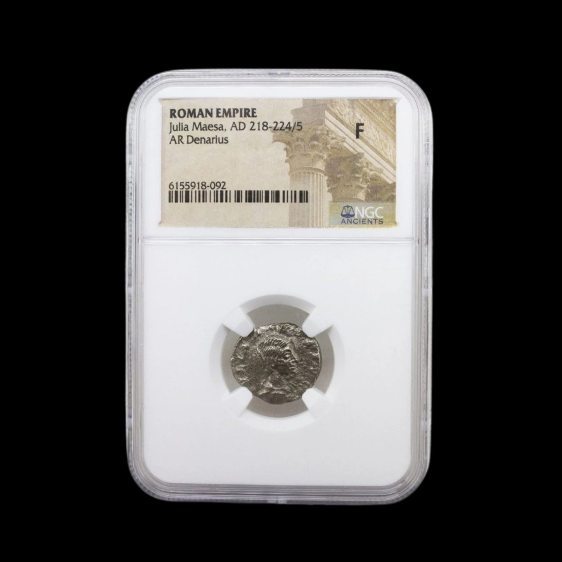 Ancient Roman Silver Coin of Empress Julia Maesa (Grandmother of Emperors Elagabalus and Severus Alexander) - Kinzer Coins