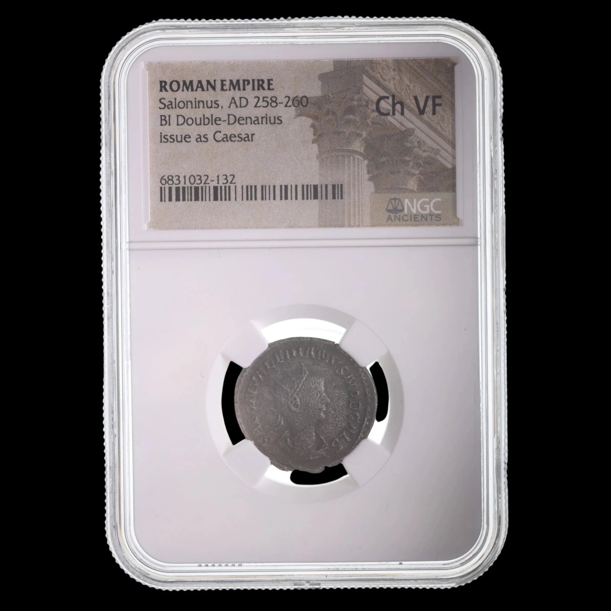 Ancient Roman Silver Coin of Prince Saloninus (Son of Emperor Gallienus) - Kinzer Coins