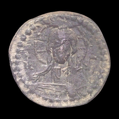 Anonymous Byzantine Bronze Coin Featuring Jesus Christ — Constantinople Mint (Romanus IV) - Kinzer Coins