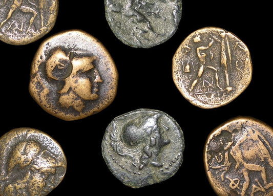 Antigonos II Gonatas Bronze Unit (277–239 BCE) - Kinzer Coins