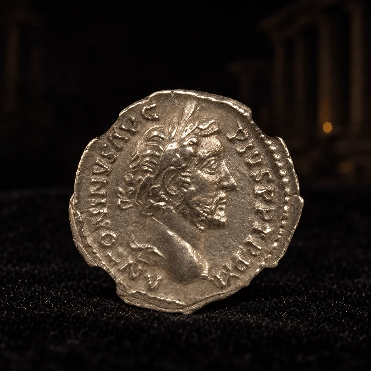 Antoninus Pius Ancient Roman Silver Denarius (AD 138–161) — NGC Certified - Kinzer Coins