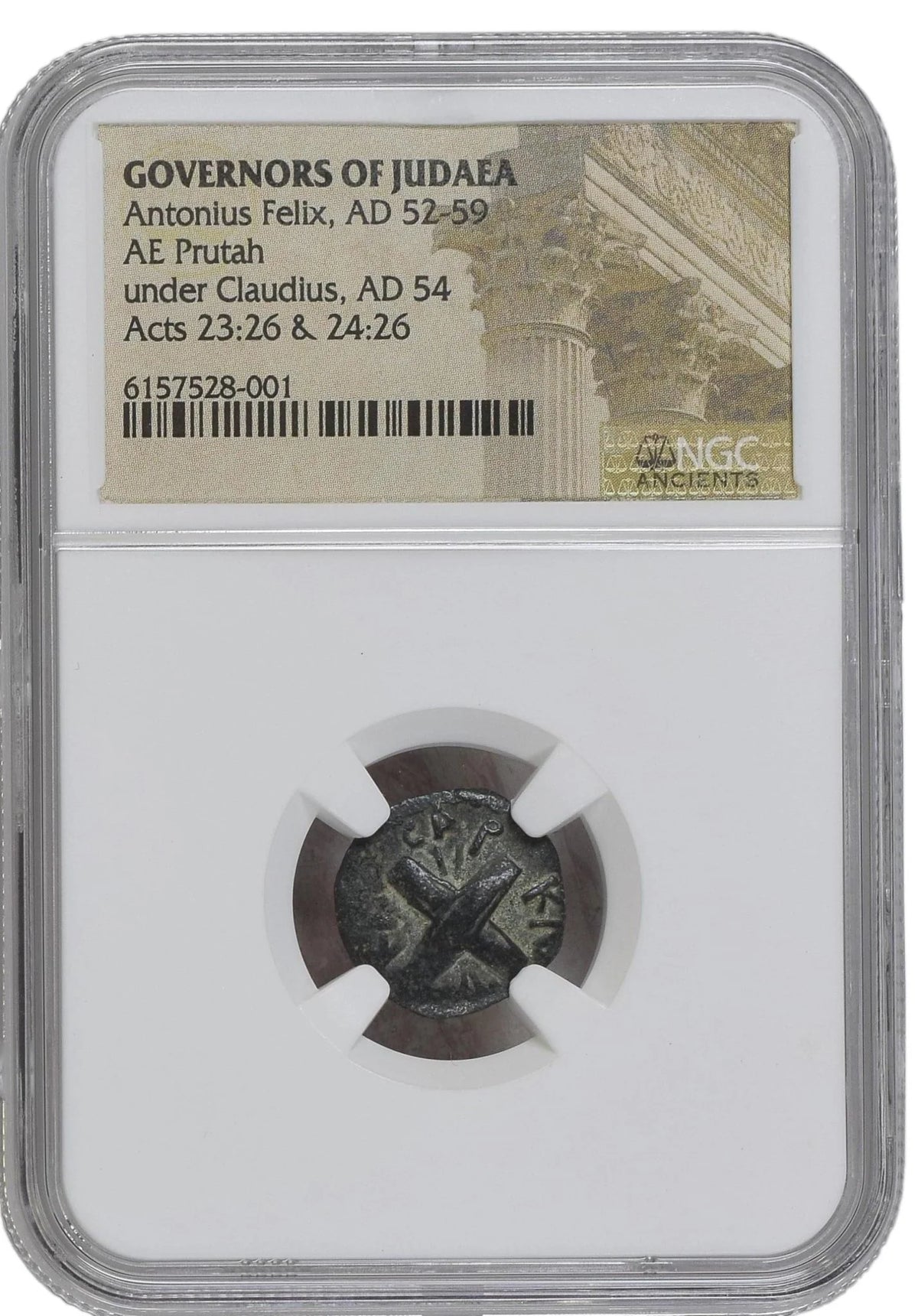 Antonius Felix Judaean Bronze Coin — NGC Certified - Kinzer Coins