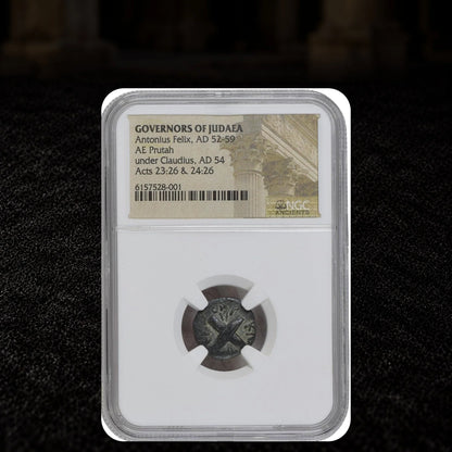 Antonius Felix Judaean Bronze Coin — NGC Certified - Kinzer Coins