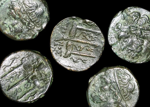 Hieron II of Syracuse Greek Bronze Unit