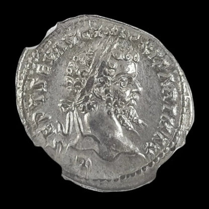 Buy 1 Get 1: Buy the Emperor, Get the Empress, Septimius Severus XF and Julia Domna XF (NGC Silver Pair) - Kinzer Coins