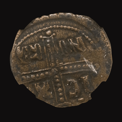 Byzantine Anonymous Follis Featuring Jesus Christ (c. 10th–11th Century AD) - Kinzer Coins