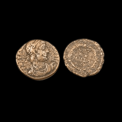 Constantine Dynasty Bronze in Album – Roman Imperial Coin, c. AD 306–361 (Over 1,650 Years Old) - Kinzer Coins