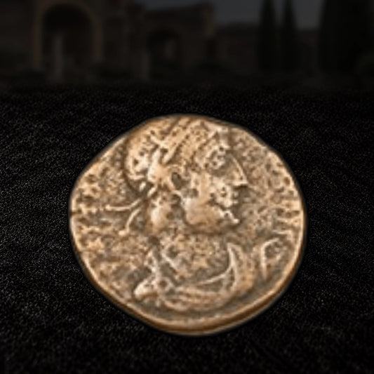 Constantine Dynasty Starter Coin — Authentic 4th-Century Roman Bronze in Album - Kinzer Coins