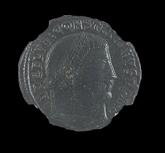 Constantine the Great AE Follis — JOVI CONSERVATORI Jupiter Reverse, NGC - Certified VF, Struck AD 306–337 - Kinzer Coins