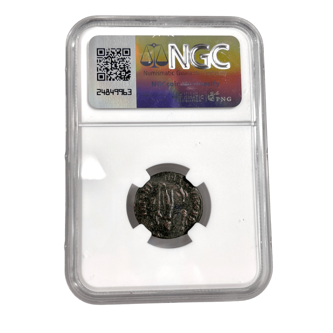 Constantine the Great Roman Bronze – IOVI CONSERVATORI Jupiter – NGC Certified - Kinzer Coins