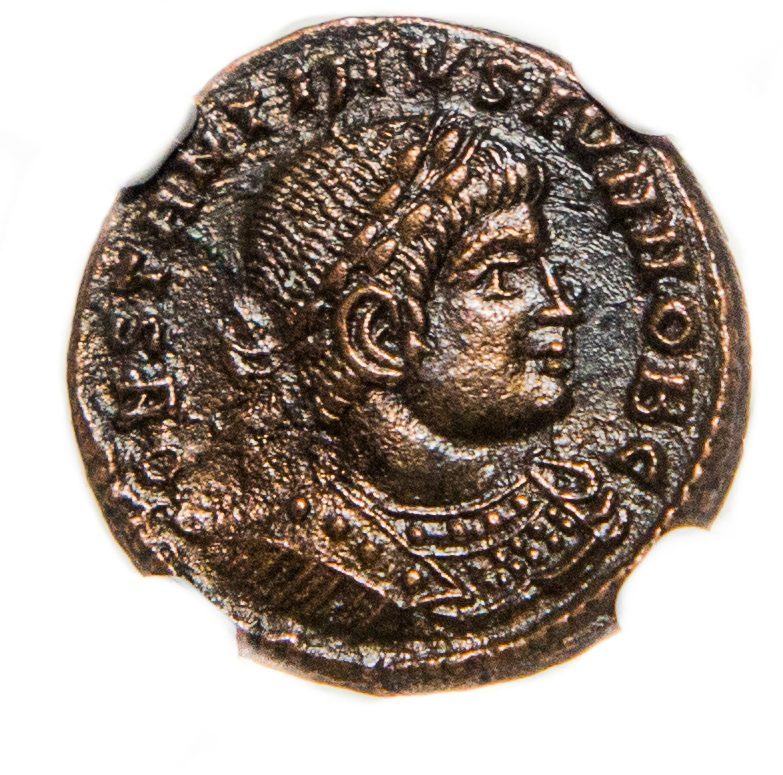 Constantine II Bronze Coin — Epfig Hoard — representative supplier photograph 2