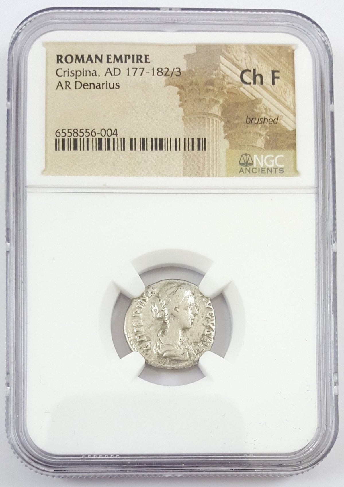 Crispina Silver Denarius — NGC - Kinzer Coins