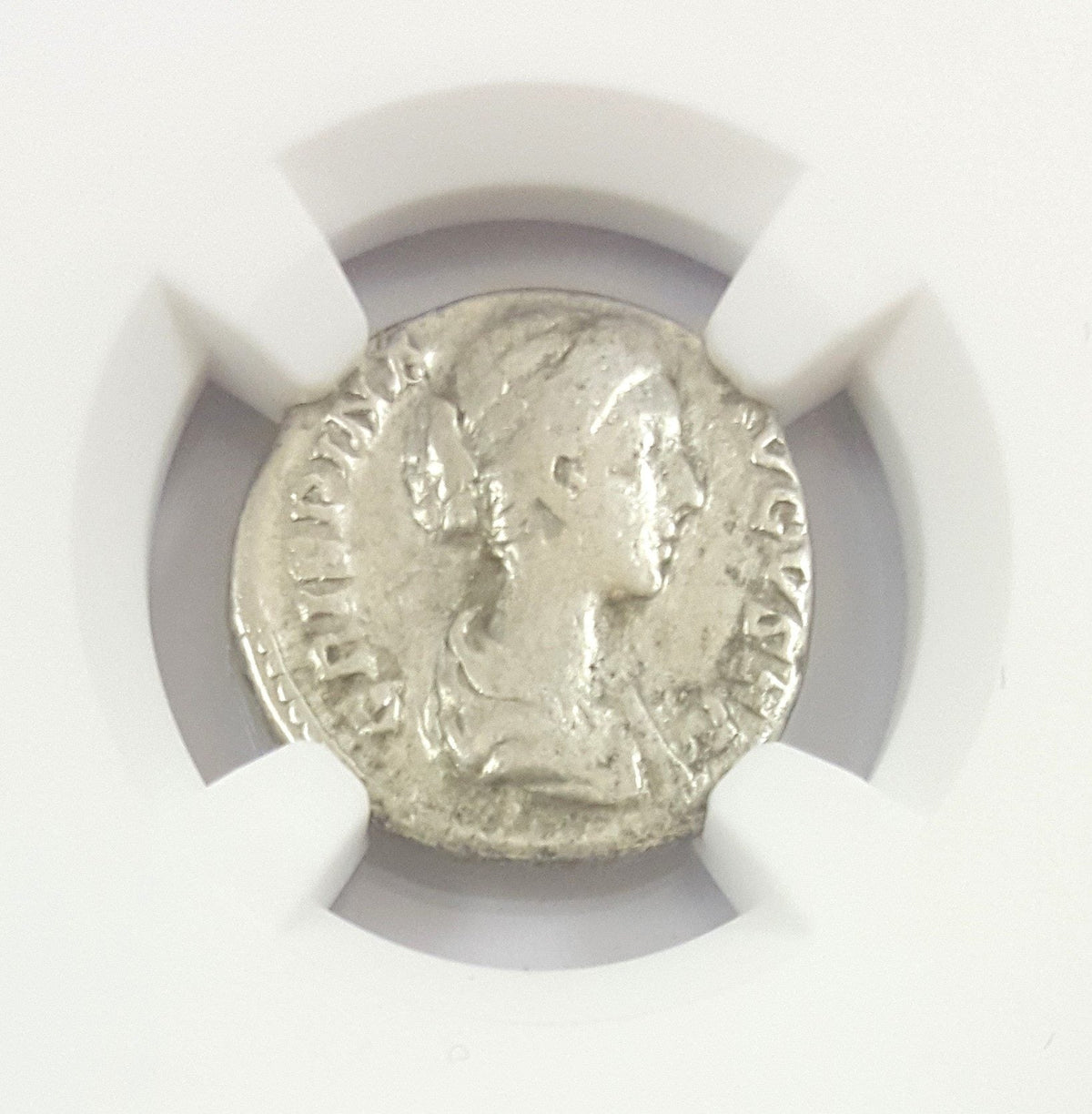 Crispina Silver Denarius — NGC - Kinzer Coins
