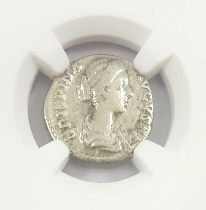 Crispina Silver Denarius — NGC - Kinzer Coins