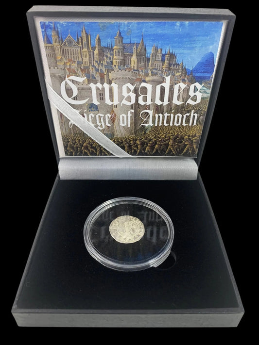 Crusades — Silver Denier of Antioch (Siege of the Holy City) - Kinzer Coins