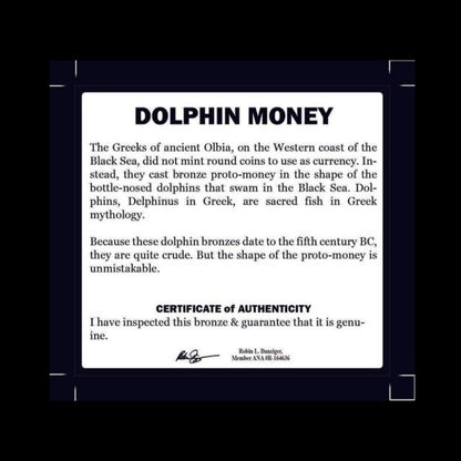 Dolphins of Olbia: Ancient Proto - Money from the Black Sea (about 2500 years ago) - Kinzer Coins