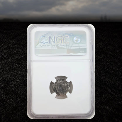 El Cazador Shipwreck Silver Half Real — NGC - Kinzer Coins