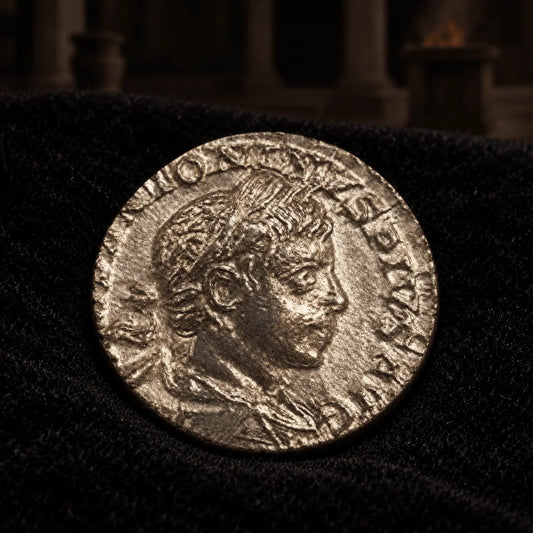 Elagabalus Ancient Roman Silver Denarius — Controversial Teenage Emperor (AD 218–222) — NGC Certified - Kinzer Coins