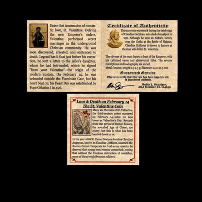Father of Valentine’s Day – Claudius II Gothicus Bronze Coin (AD 268–270) - Kinzer Coins