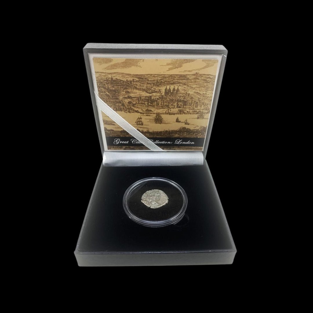 Founding of Roman London – Silver Denarius of Septimius Severus (c. AD 200) - Kinzer Coins