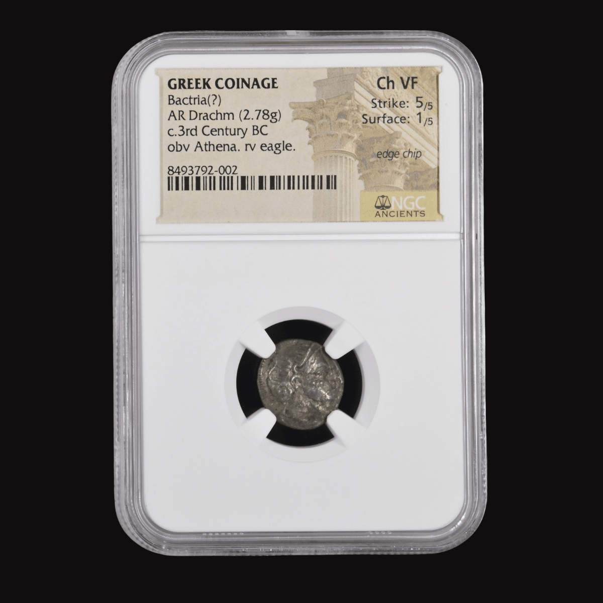 Frontier Silver of the Greek East — Bactrian Drachm - Kinzer Coins