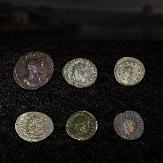 Gallic Empire — Six Ancient Roman Coins from the Crisis of the Third Century - Kinzer Coins