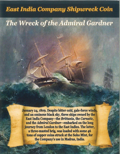 Admiral Gardner Shipwreck Coin — representative product image