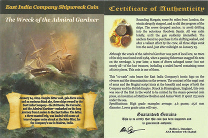 Admiral Gardner Shipwreck Coin — representative product image