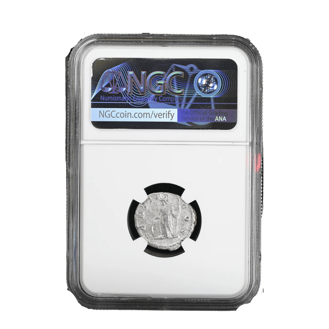 Geta as Caesar AR Denarius — Silver of a Doomed Heir in Rome’s Severan Court (AD 209–211) - Kinzer Coins