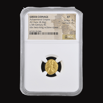 Gold of the First Empire — Achaemenid Daric of the Persian King - Kinzer Coins