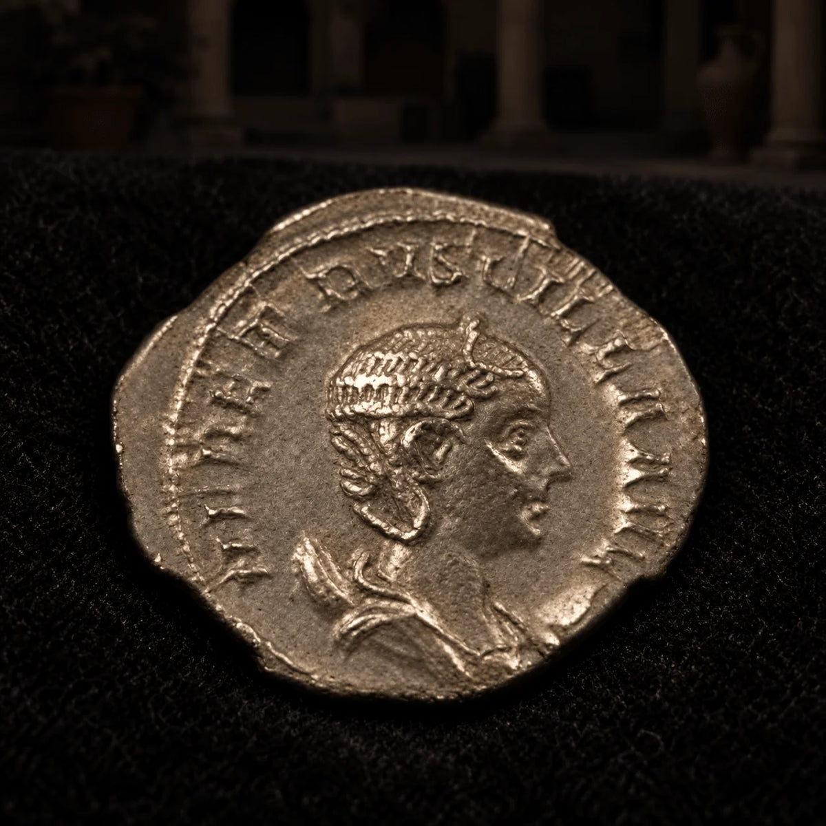 Herennia Etruscilla Silver — Wife of Decius, AD 249–251 - Kinzer Coins