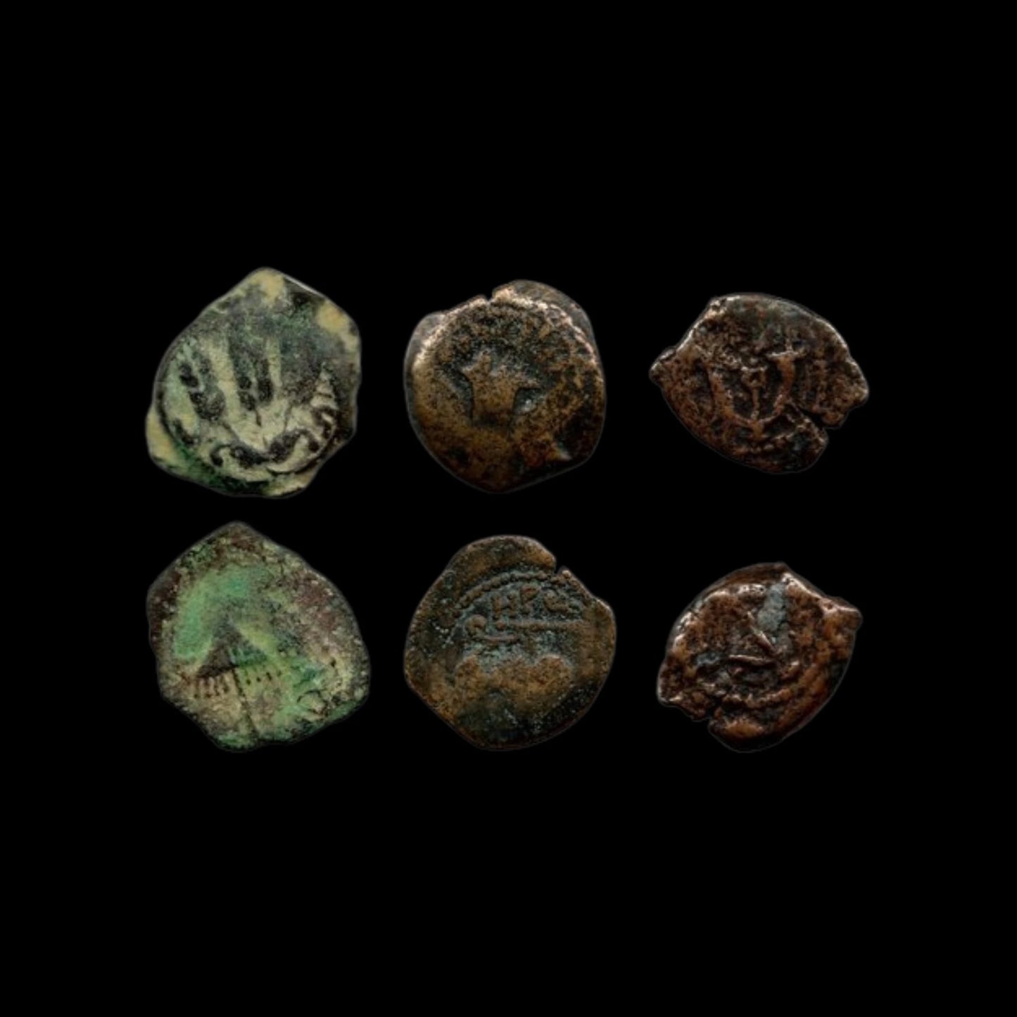 Herod Dynasty: Three Judaean Bronze Coins of the Biblical Holy Land - Kinzer Coins