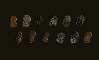 Holy Land Relics – Twelve Ancient Coins of Judaea from the Time of Jesus (1st Century BC – 1st Century AD) - Kinzer Coins