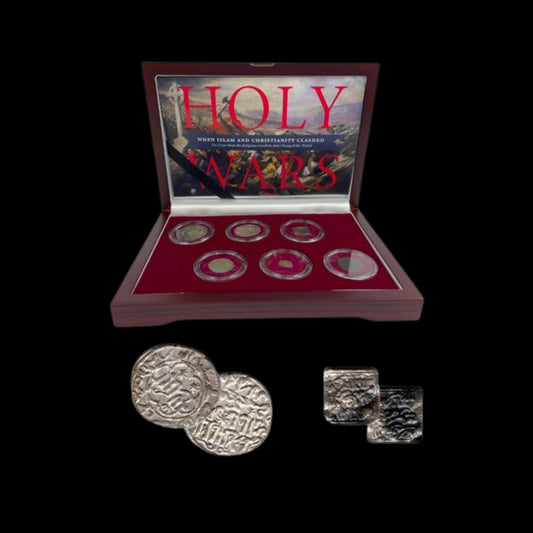 Holy Wars Box: Six Coins Highlighting Famous Battles Between Christians and Muslims - Kinzer Coins