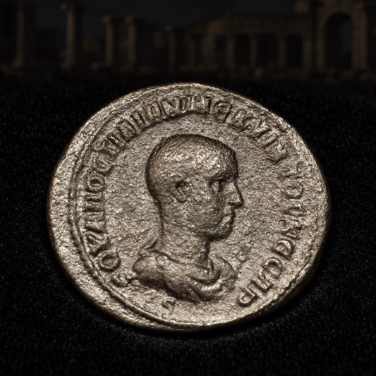 Hostilian Billon Tetradrachm — Antioch, AD 251 - Kinzer Coins